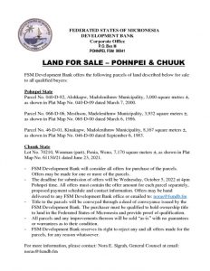 thumbnail of FSMDB notice land sale 10 5 2022